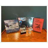 Aviation Themed Mirror, Paperweights, Clock