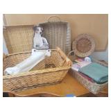 Baskets, Ribbon & Fabric