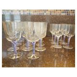 Glass Stemware Set (2 sizes)