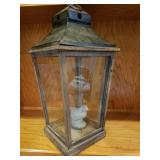 Candle Lantern & Bird Figurine