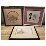 Framed Art Signed & Numbered