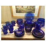 Cobalt Glass Dinnerware