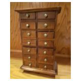 Small Wooden Cabinet/Jewelry Box