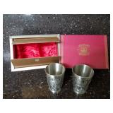 Garden City Pewter Cup Set with Box