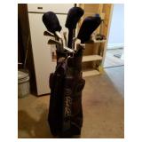 Golf Clubs, Shoes & Bag
