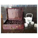 Vintage Chinese Tea Set with Box