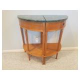 Pair of Matching Corner Tables 16"x16"x30" tall