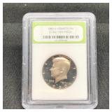 1980S Kennedy Half Dollar Graded DCAM Gem Proof by