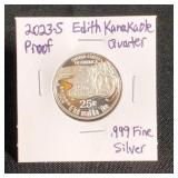 2016S Silver Proof Quarter - Edith Kanakaole