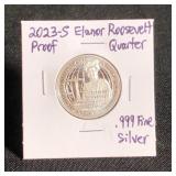 2016S Silver Proof Quarter - Eleanor Roosevelt