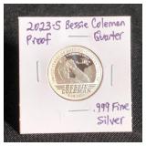 2016S Silver Proof Quarter - Bessie Coleman