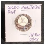 2016S Silver Proof Quarter - Maria Tallchief