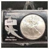 2009 American Eagle Silver Dollar 1 Troy oz .999 F