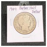 1904 Barber Half Dollar