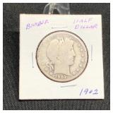 1902 Barber Half Dollar
