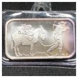 Silvertowne 1 Troy oz .999 Fine Silver Bar