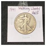 1941 Walking Liberty Half Dollar