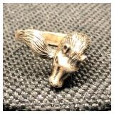 Sterling Silver Horse Ring Size 8