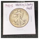 1941S Walking Liberty Half Dollar