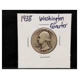 1938 Washington Quarter