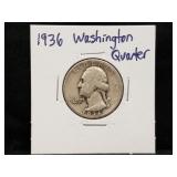1936 Washington Quarter