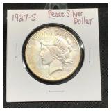 1927S Peace Silver Dollar