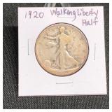 1920 Walking Liberty Half Dollar