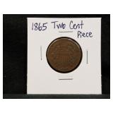 1865 2 Cent Piece