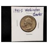 1941S Washington Quarter