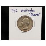 1942 Washington Quarter