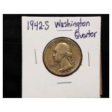 1942S Washington Quarter