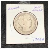 1906D Barber Half Dollar