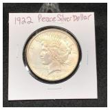 1922 Peace Silver Dollar