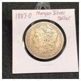 1887O Morgan Silver Dollar