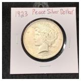 1923 Peace Silver Dollar