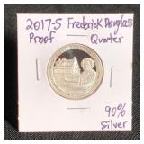 2016S Silver Proof Quarter - Frederick Douglass