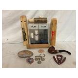 Train Whistles Pipe Belt Buckle Pepper Spray