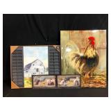 Wall Art Pictures and Framed Prints Lot