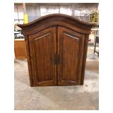 Traditional Arched Crown Armoire Top