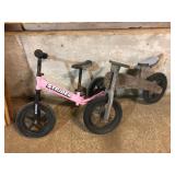 Strider and Wooden Kids Balance Bikes