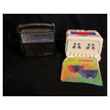 Vintage GE AM FM Radio and Toy Accordion