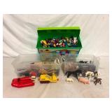 Toy Farm Animals Trucks and Figures Lot