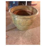 Large Glazed Stoneware Garden Planter
