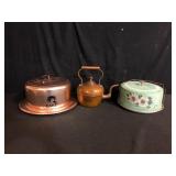 Cake Covers and Teapot Kitchen Lot