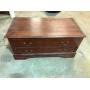 Cedar-Lined Mahogany Finish Hope Chest