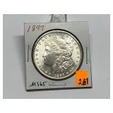 1897 Morgan Dollar Graded MS65