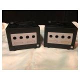 Black Nintendo GameCube Console Pair (As-Is)
