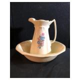 Pioneer Manor 1981 Pitcher and Bowl Set