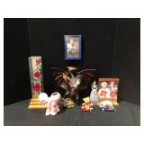 Decor Variety Dragon Planter and Folk Art