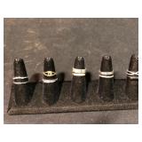 Mixed Metal Band Ring Lot